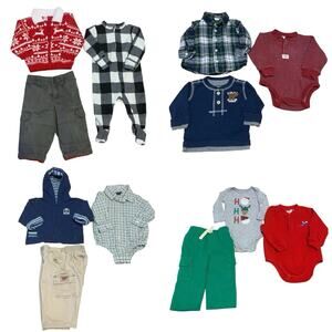 Baby Boy Clothes Lot 6–12M Baby GAP Y2K Old Navy Carter’s Fall Winter
